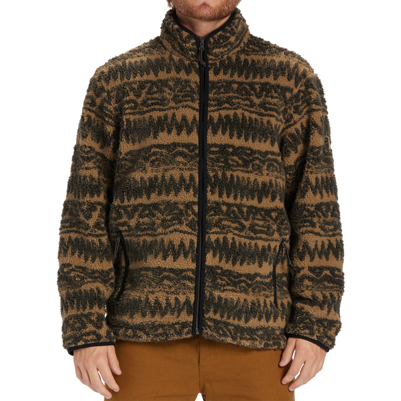 Load image into Gallery viewer, Billabong Boundary Switchback Zip-Up Sherpa Fleece Jacket 3
