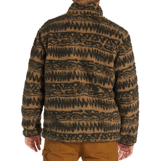 Billabong Boundary Switchback Zip-Up Sherpa Fleece Jacket