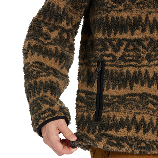 Billabong Boundary Switchback Zip-Up Sherpa Fleece Jacket 9