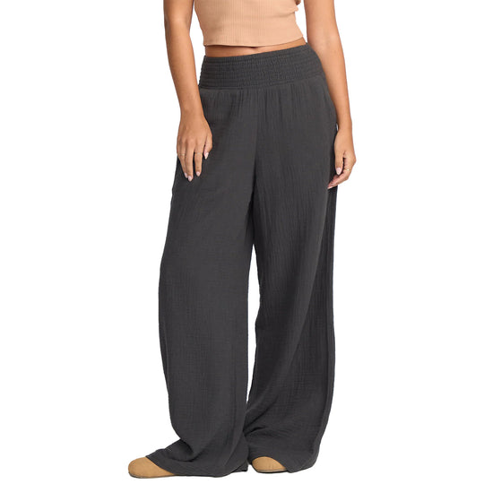 Billabong Women's New Waves Gauze Elastic Waist Pants