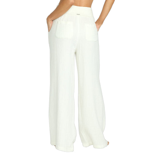 Billabong Women's New Waves Gauze Elastic Waist Pants 8