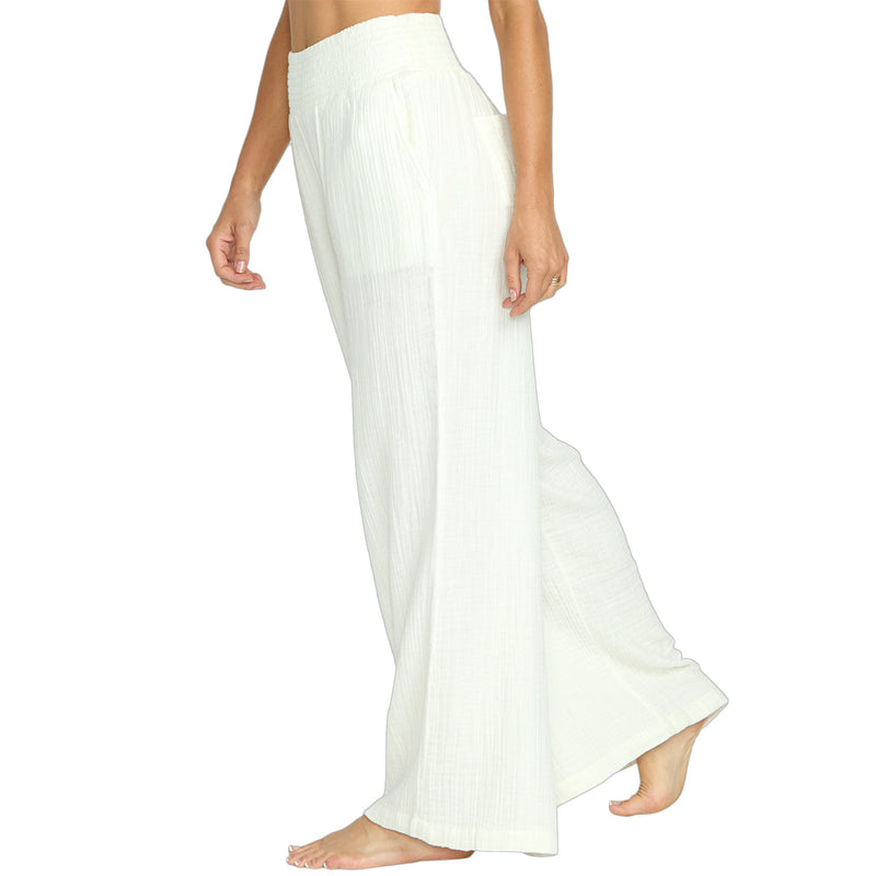 Load image into Gallery viewer, Billabong Women's New Waves Gauze Elastic Waist Pants 7

