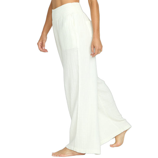 Billabong Women's New Waves Gauze Elastic Waist Pants 7