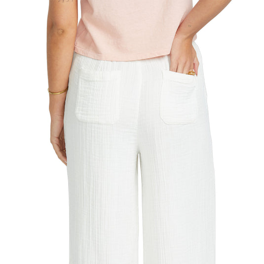 Billabong Women's New Waves Gauze Elastic Waist Pants 12