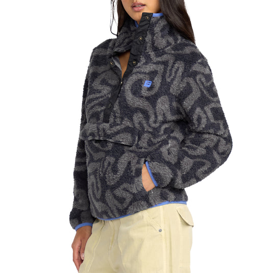 Billabong Women's Switchback Fleece Pullover Sweatshirt