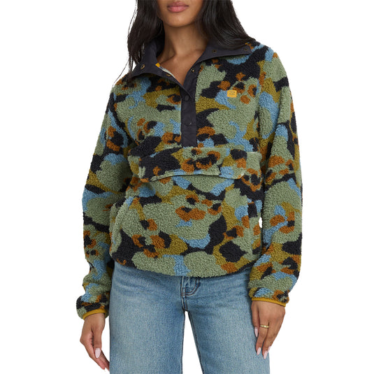 Billabong Women's Switchback Fleece Pullover Sweatshirt