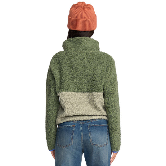 Billabong Women's Horizon Half Zip Fleece Pullover Sweatshirt