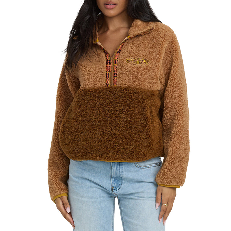 Load image into Gallery viewer, Billabong Women&#39;s Horizon Half Zip Fleece Pullover Sweatshirt
