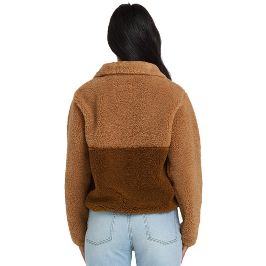 Billabong Women's Horizon Half Zip Fleece Pullover Sweatshirt