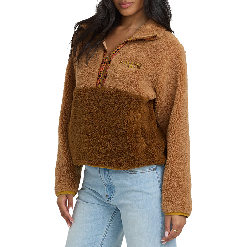Load image into Gallery viewer, Billabong Women&#39;s Horizon Half Zip Fleece Pullover Sweatshirt
