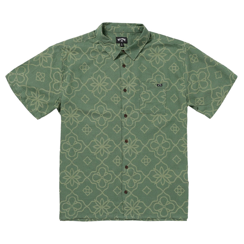Load image into Gallery viewer, Billabong Sundays Jacquard Short Sleeve Button-Up Shirt
