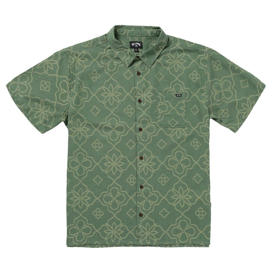 Billabong Sundays Jacquard Short Sleeve Button-Up Shirt