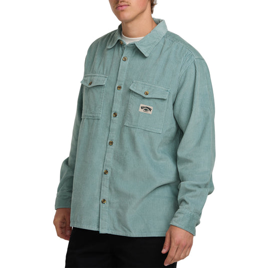 Billabong Bong Days Corduroy Long Sleeve Button-Up Shirt