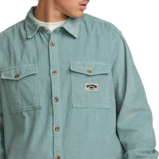 Billabong Bong Days Corduroy Long Sleeve Button-Up Shirt