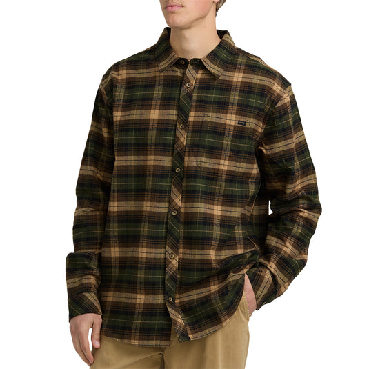 Billabong Coastline Long Sleeve Button-Up Flannel Shirt