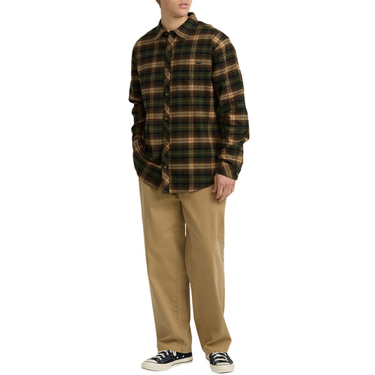 Billabong Coastline Long Sleeve Button-Up Flannel Shirt