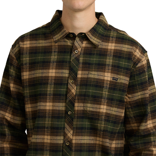 Billabong Coastline Long Sleeve Button-Up Flannel Shirt