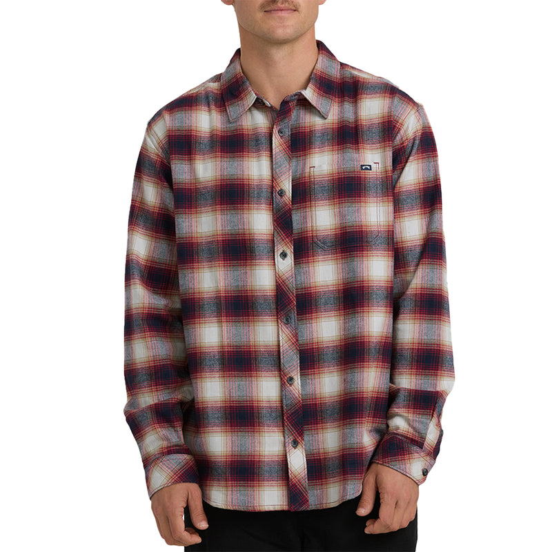Load image into Gallery viewer, Billabong Coastline Long Sleeve Button-Up Flannel Shirt
