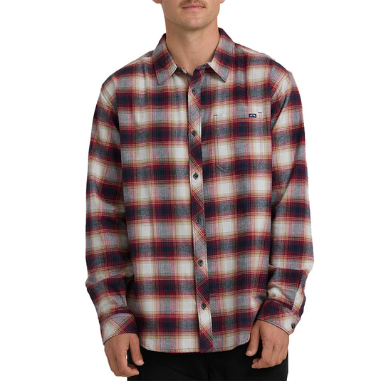 Billabong Coastline Long Sleeve Button-Up Flannel Shirt
