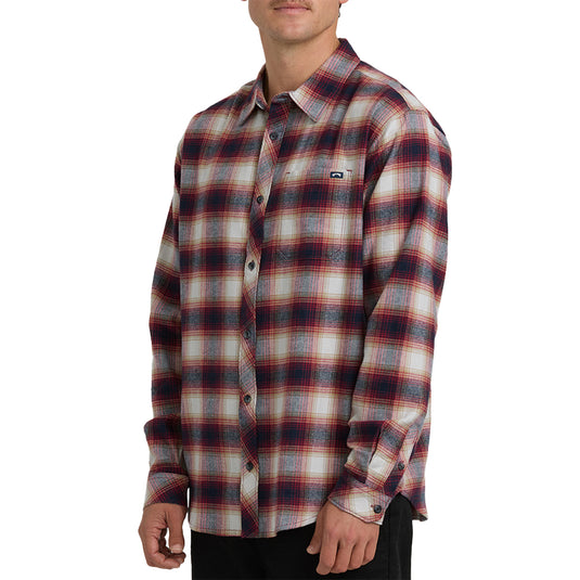 Billabong Coastline Long Sleeve Button-Up Flannel Shirt