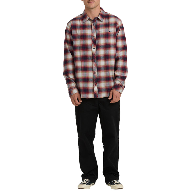 Load image into Gallery viewer, Billabong Coastline Long Sleeve Button-Up Flannel Shirt
