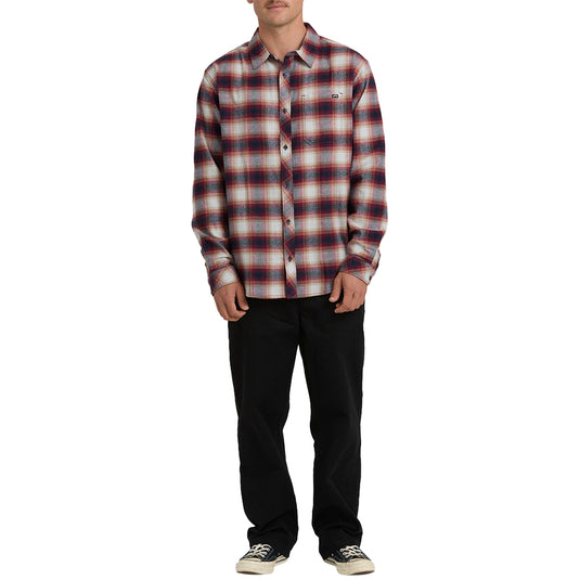 Billabong Coastline Long Sleeve Button-Up Flannel Shirt