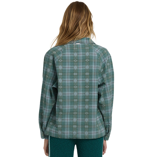 Billabong Women's Coastal Breeze Long Sleeve Button-Up Shirt