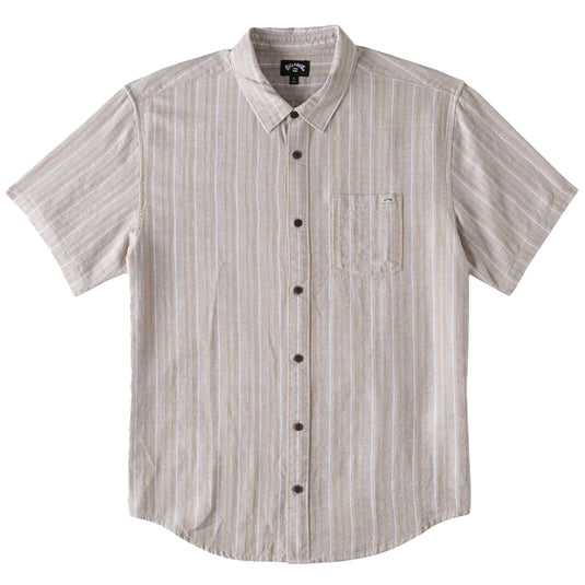 Billabong All-Day Stripe Short Sleeve Button-Up Shirt