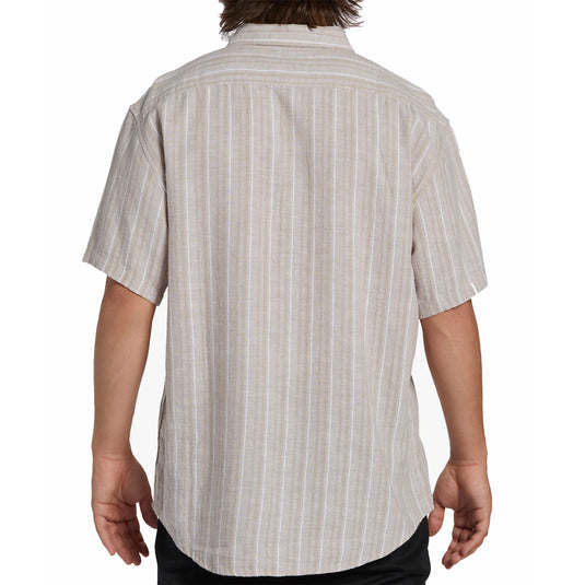 Billabong All-Day Stripe Short Sleeve Button-Up Shirt