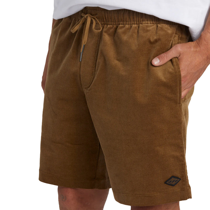 Load image into Gallery viewer, Billabong Larry Layback Corduroy Elastic Waist 18" Shorts
