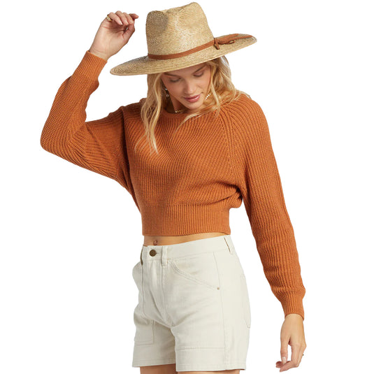 Billabong Women's Sun Soaked Crop Sweater