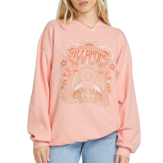 Billabong Women's Ride In Crew Sweatshirt