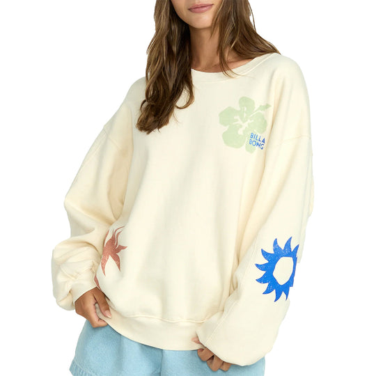 Billabong Women's Water Signs Kendal Crew Sweatshirt