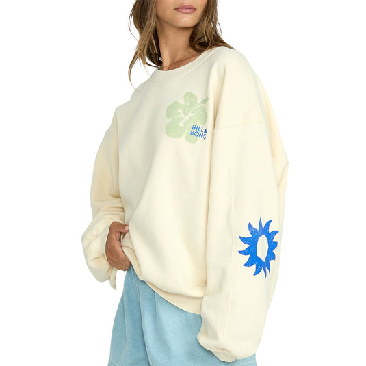 Billabong Women's Water Signs Kendal Crew Sweatshirt