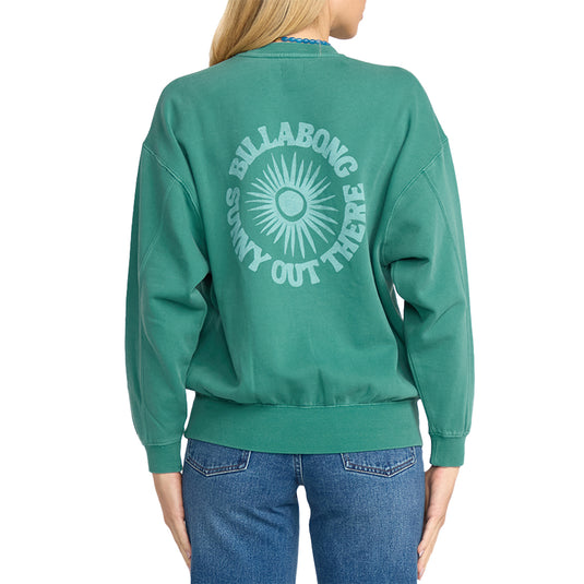 Billabong Women's Time for Kendal Crew Sweatshirt 4
