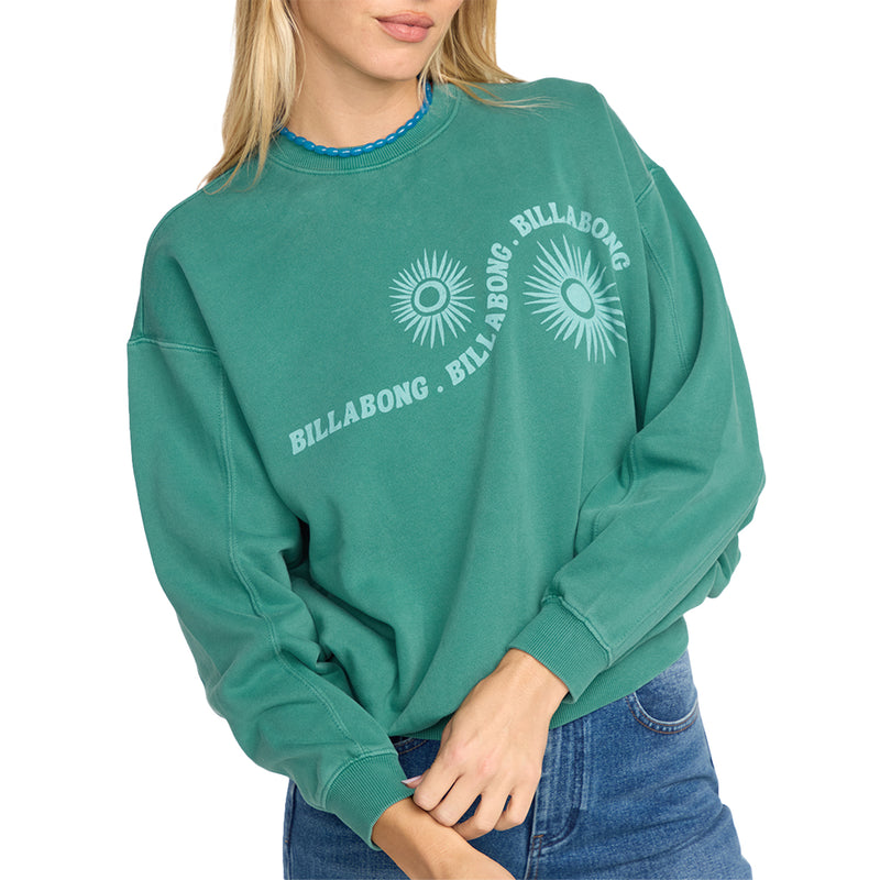 Load image into Gallery viewer, Billabong Women's Time for Kendal Crew Sweatshirt 2
