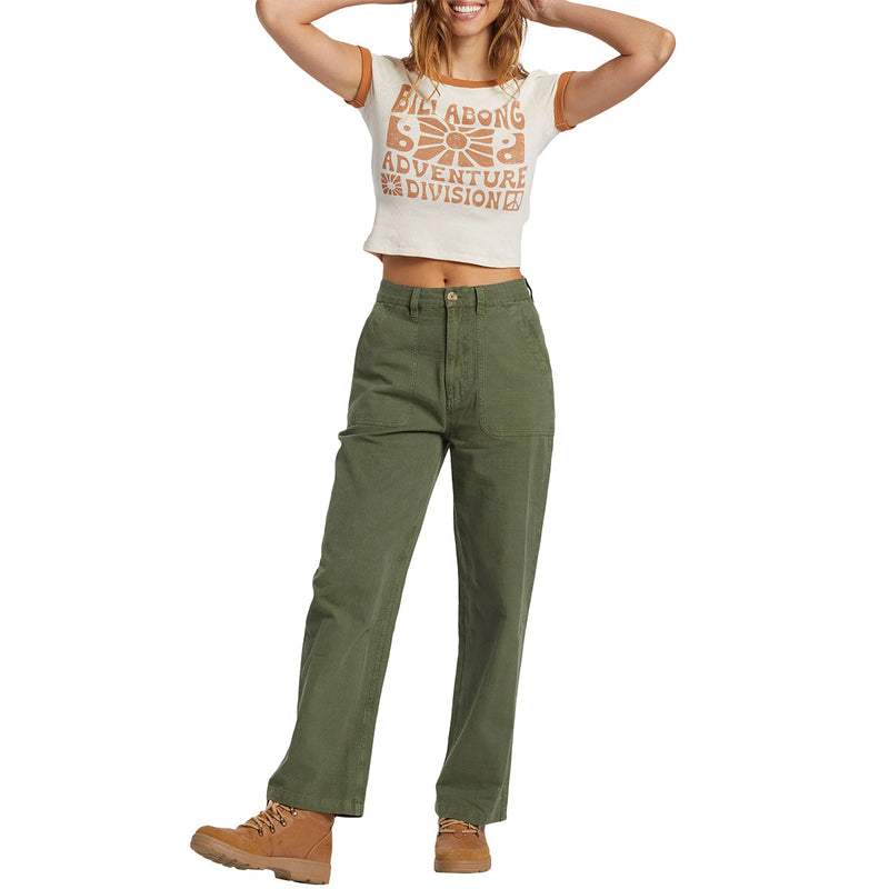 Load image into Gallery viewer, Billabong Women's Summer Camp Ringer T-Shirt
