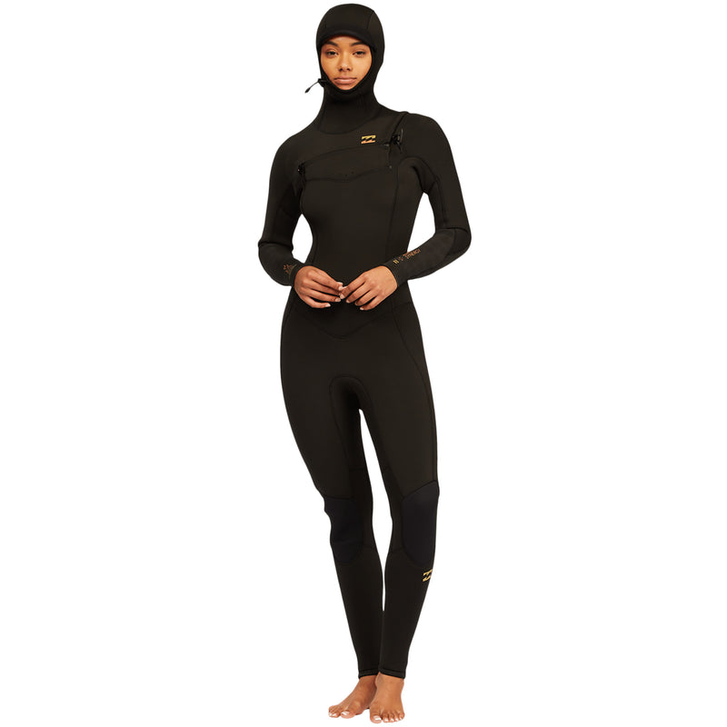 Load image into Gallery viewer, Billabong Women&#39;s Synergy 5/4 Hooded Chest Zip Wetsuit - 2022

