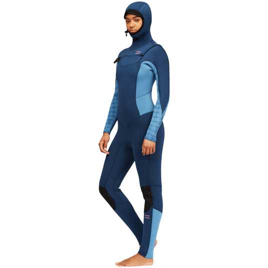 Billabong Women's Synergy 5/4 Hooded Chest Zip Wetsuit - 2021
