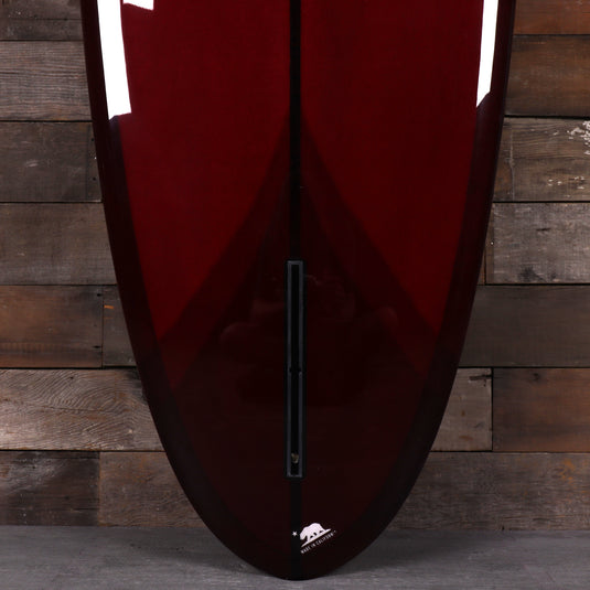 Bing California Pintail Type II 9'8 × 23 ⅛ × 3 1/16 Surfboard - Burgundy 3