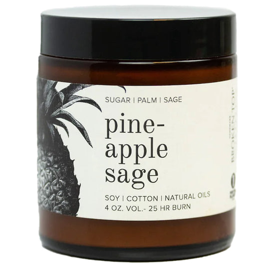 Broken Top Pineapple Sage Soy Candle - 4 oz.