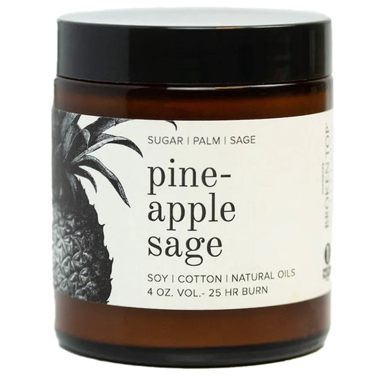 Broken Top Pineapple Sage Soy Candle - 4 oz.