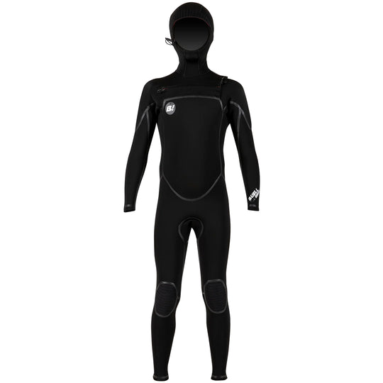 Buell Youth RB2 6/5/4 Hooded Chest-Zip Wetsuit