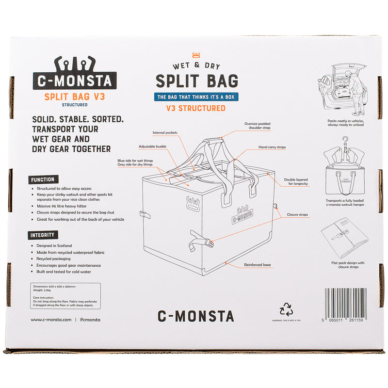 Load image into Gallery viewer, C-Monsta V3 Structured Split Bag - 70L

