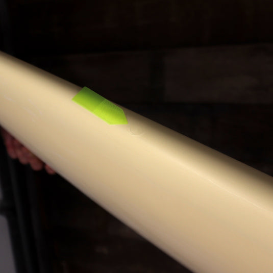 CJ Nelson Designs Parallax Thunderbolt Red 9'9 x 24 x 3 ⅓ Surfboard - Tan • DAMAGED