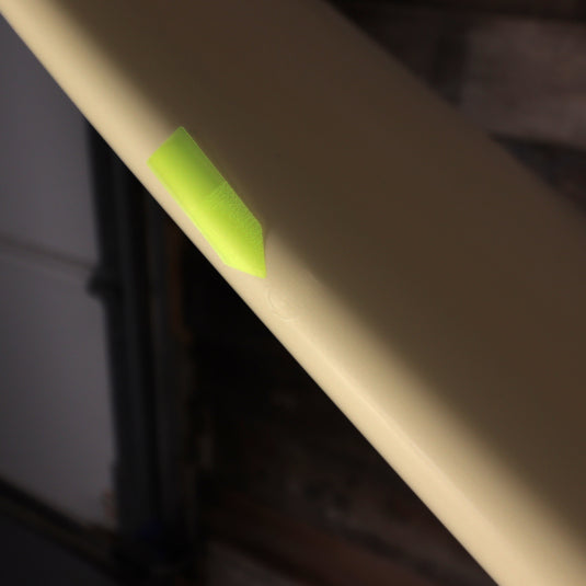 CJ Nelson Designs Parallax Thunderbolt Red 9'9 x 24 x 3 ⅓ Surfboard - Tan • DAMAGED