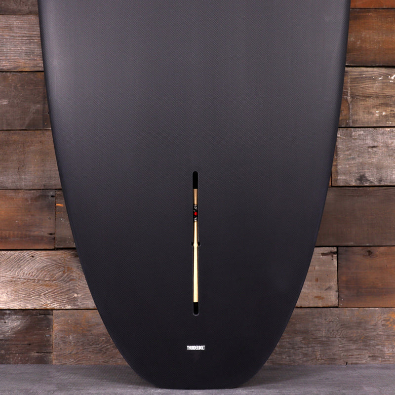 Load image into Gallery viewer, CJ Nelson Designs Slasher Low Pro Thunderbolt Black 9'6 × 23 ¼ × 3 ⅛ Surfboard - Tan/Carbon 3
