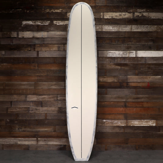 CJ Nelson Designs Sprout 2.0 Thunderbolt Black 9'6 × 23 ½ × 3 ⅛ Surfboard - White/Brushed Carbon 1