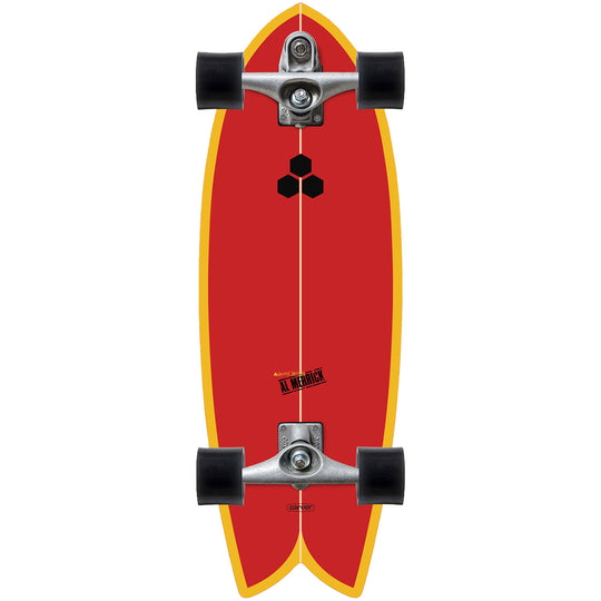 Carver Channel Islands Fish C7 Raw 29.25" Surfskate Skateboard Complete