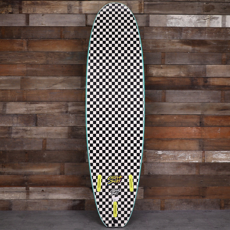 Load image into Gallery viewer, Catch Surf Odysea Log 7'0 x 22 x 3 ⅛ Surfboard - Turquoise/Checkers

